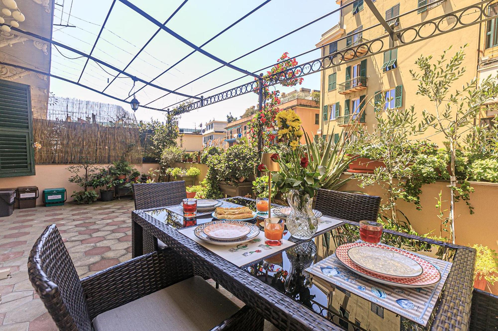 Sole, Terrazza, Centro Citta E Wi-Fi Veloce! Daire Cenova Dış mekan fotoğraf
